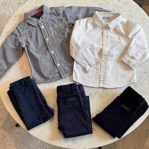 Jacadi Baby Dress Shirt and Pants 18M